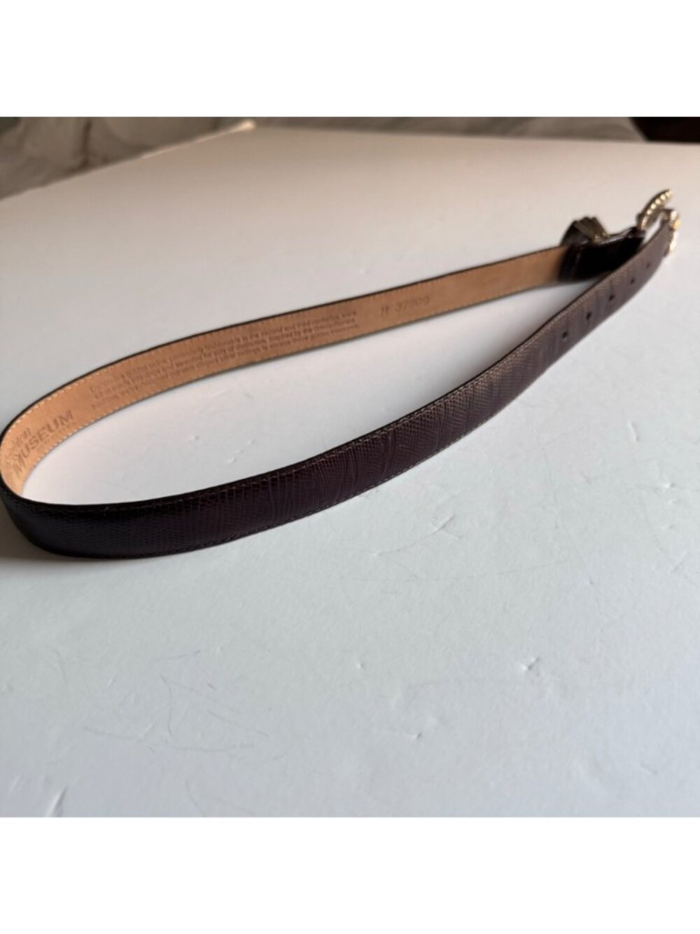 Brighton Brown Leather Belt Museum Collection M 37809 Sphinx Pegasus Vintage 90s - Picture 15 of 16